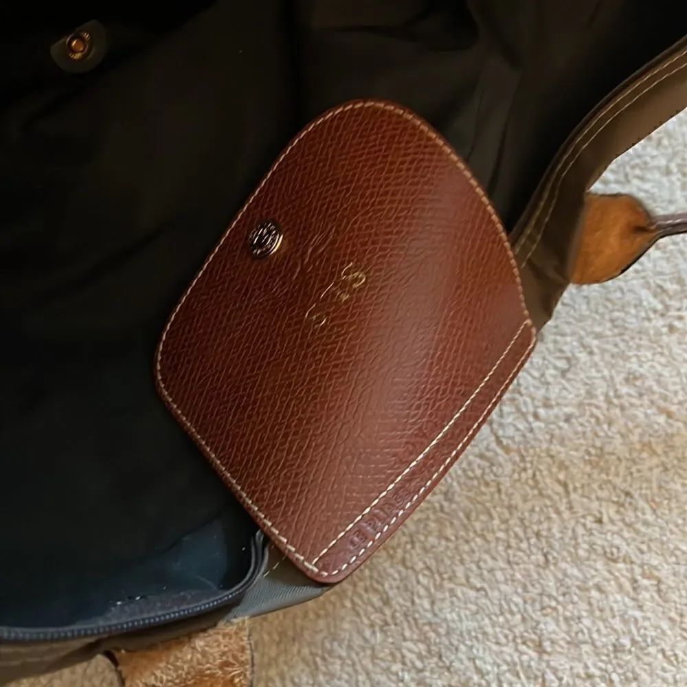 Longchamp large tote green/brown - Picture 8 of 9